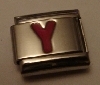 Letter Y rood